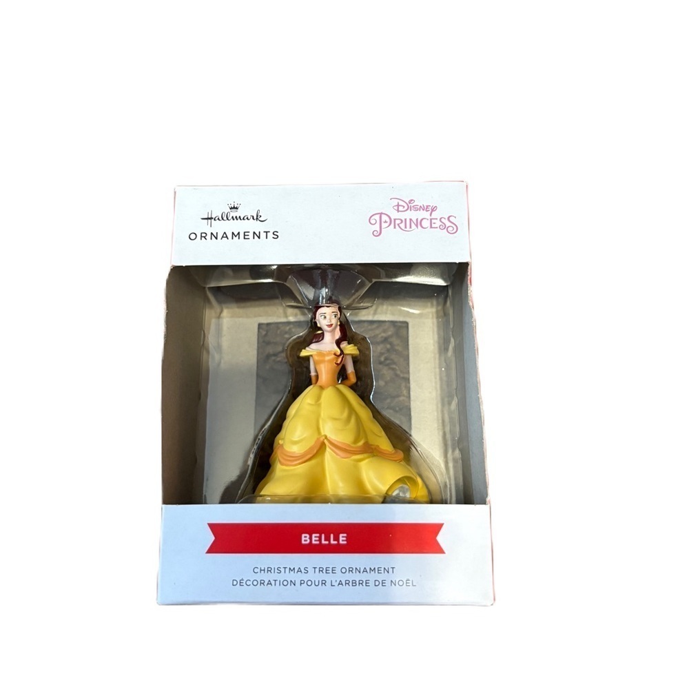 Hallmark Disney Princess Belle Ornament - Yellow NEW Beauty Beast